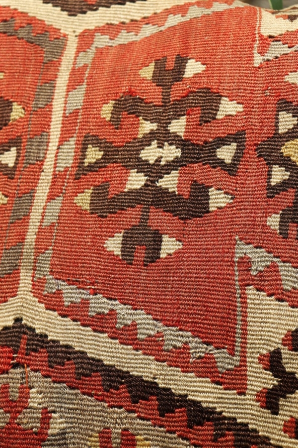 Cojín étnico de kilim, Turquía. 40×40 cms - Imagen 3