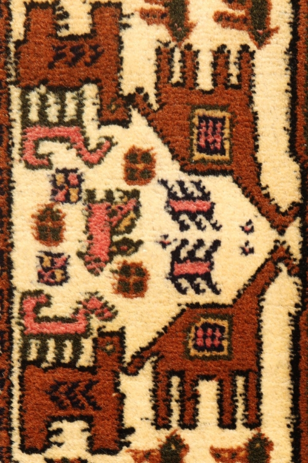 Alfombra vintage Afshar, Irán. 88×63 cms - Imagen 4