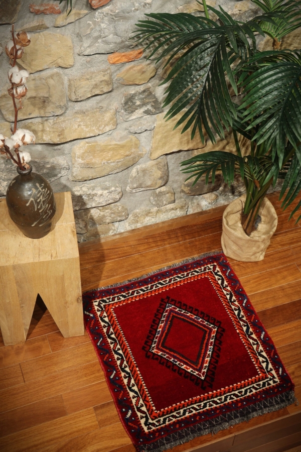Alfombra vintage Lori, Irán. 60×60 cms - Imagen 5