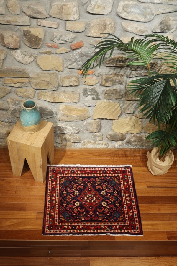 Alfombra vintage Sarugh, Irán. 64×76 cms - Imagen 5