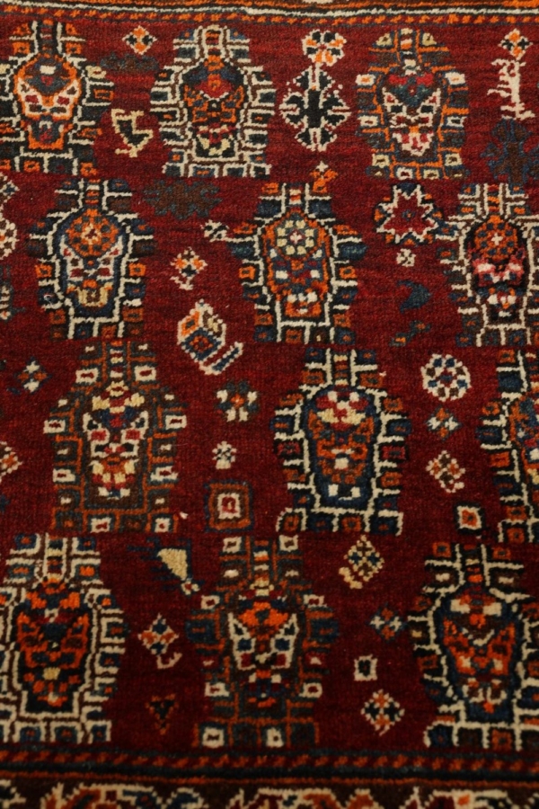 Vintage Qashqai rug from Iran. 60x65 cms - Image 5