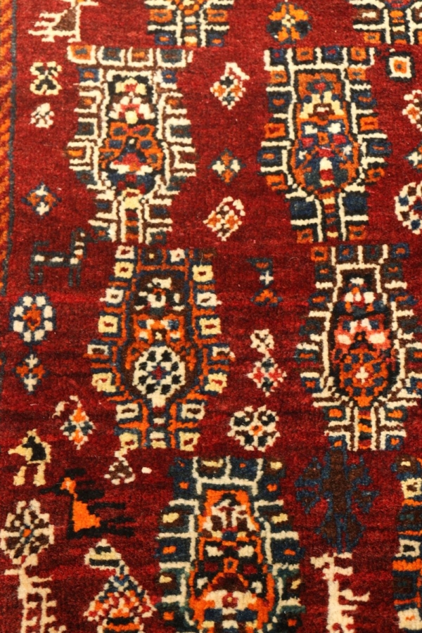Vintage Qashqai rug from Iran. 60x65 cms - Image 6