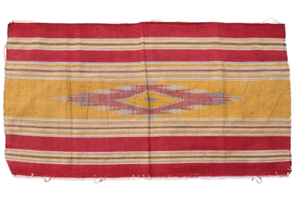 Antique Aleppo silk textile from Syria. - Image 2