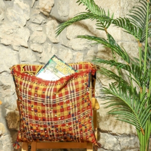 Alforja antigua QashqaI, Irán, 106x56 cms