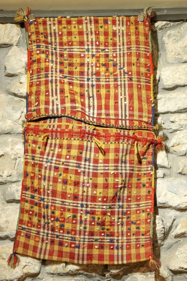 Alforja antigua QashqaI, Irán, 106x56 cms - Imagen 3