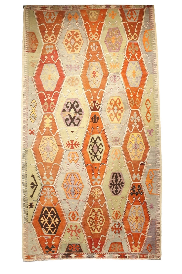 Semi-antique Barak kilim from Turkey. 283x155 cms - Image 2