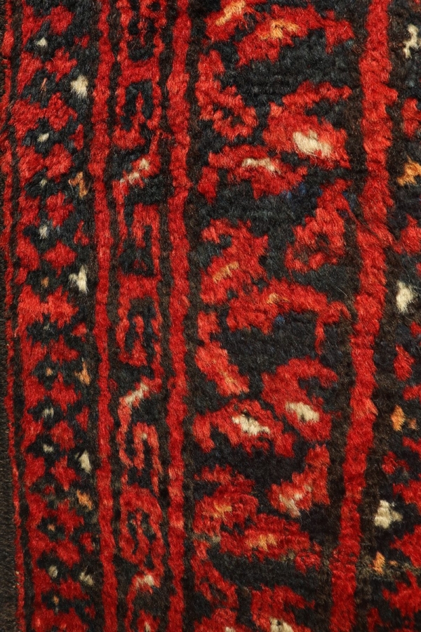 Alfombra antigua Turcomana Ersari, Afganistán. 370x105 cms - Imagen 3