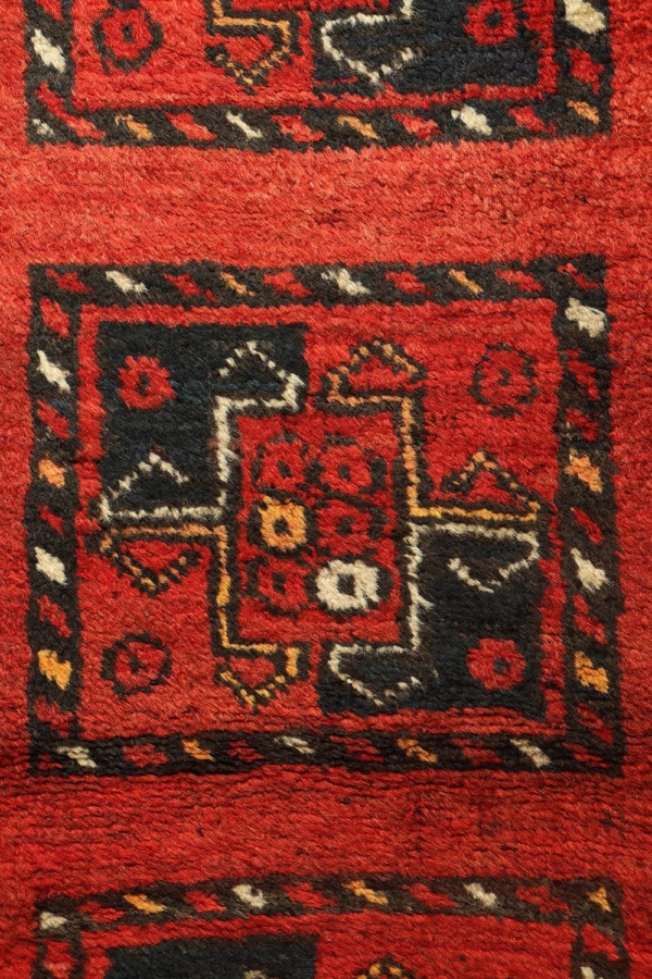 Alfombra antigua Turcomana Ersari, Afganistán. 370x105 cms - Imagen 5