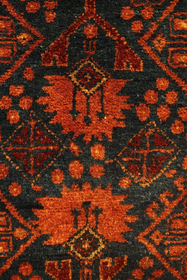 Semi-antique Turkman rug from Afghanistan. 281x86 cms - Image 5