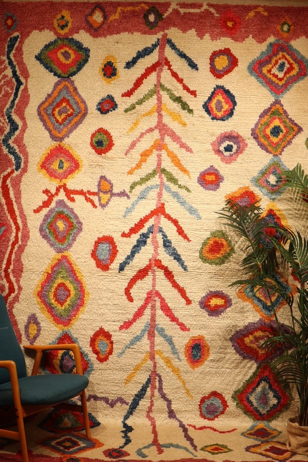 Alfombra tülü, Turquía. 355x242 cms