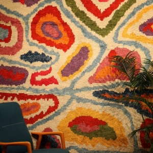 Alfombra tülü, Turquía. 300x200 cms