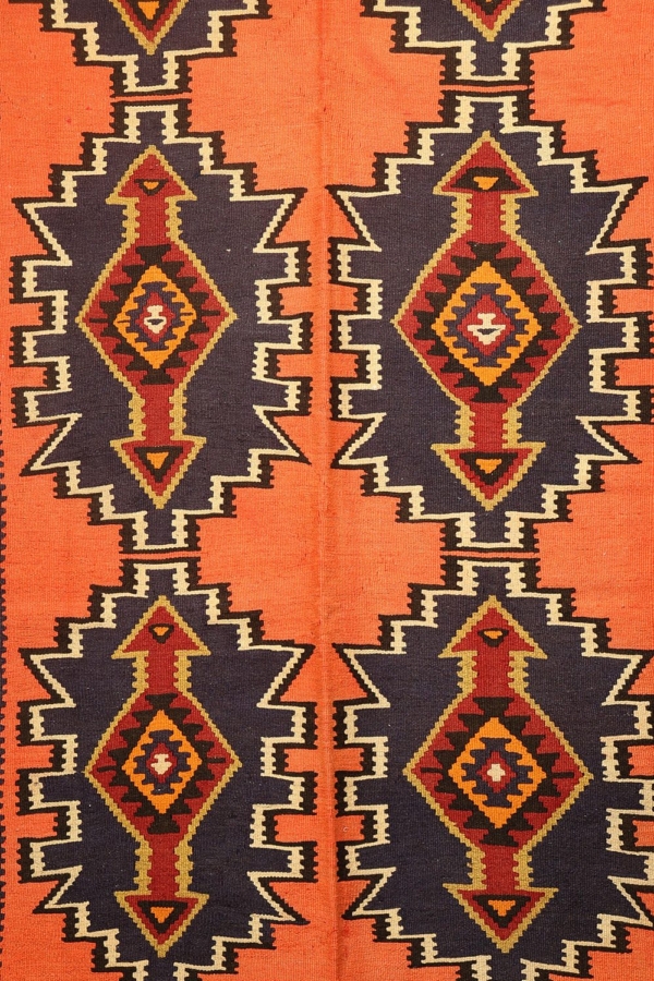 Kilim semi antiguo Shahsavan, Irán. 291×158 cms - Imagen 3