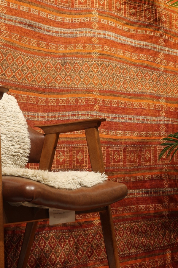Semi-antique Baluch kilim from Afghanistan. 239x132 cms - Image 4