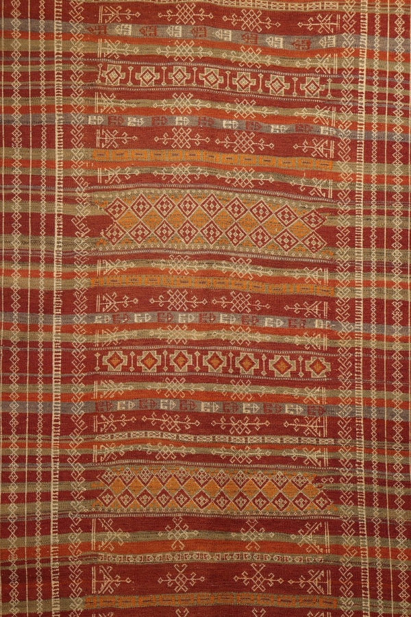 Kilim semi antiguo Baluch de Afganistán. 302x135 cms - Imagen 3