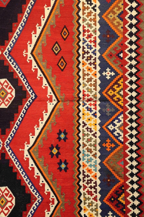 Kilim semi antiguo Qashqai, Irán. 280×159 cms - Imagen 4