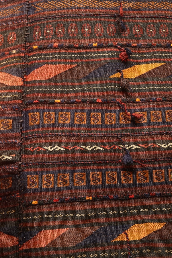 Semi-antique Baluch kilim from Afghanistan. 320x148 cms - Image 4