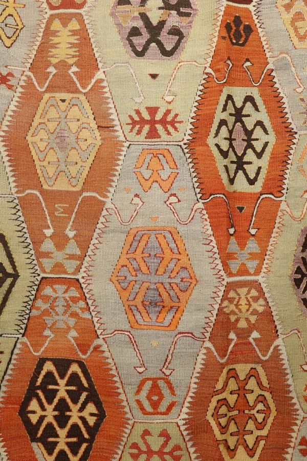 Semi-antique Barak kilim from Turkey. 283x155 cms - Image 5