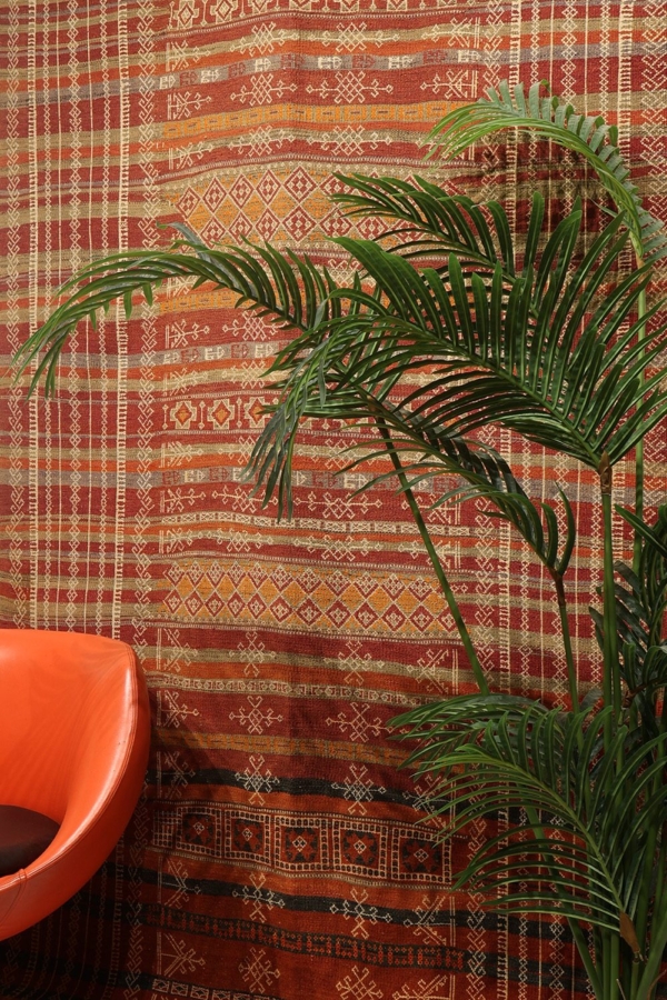 Kilim semi antiguo Baluch de Afganistán. 302x135 cms - Imagen 5