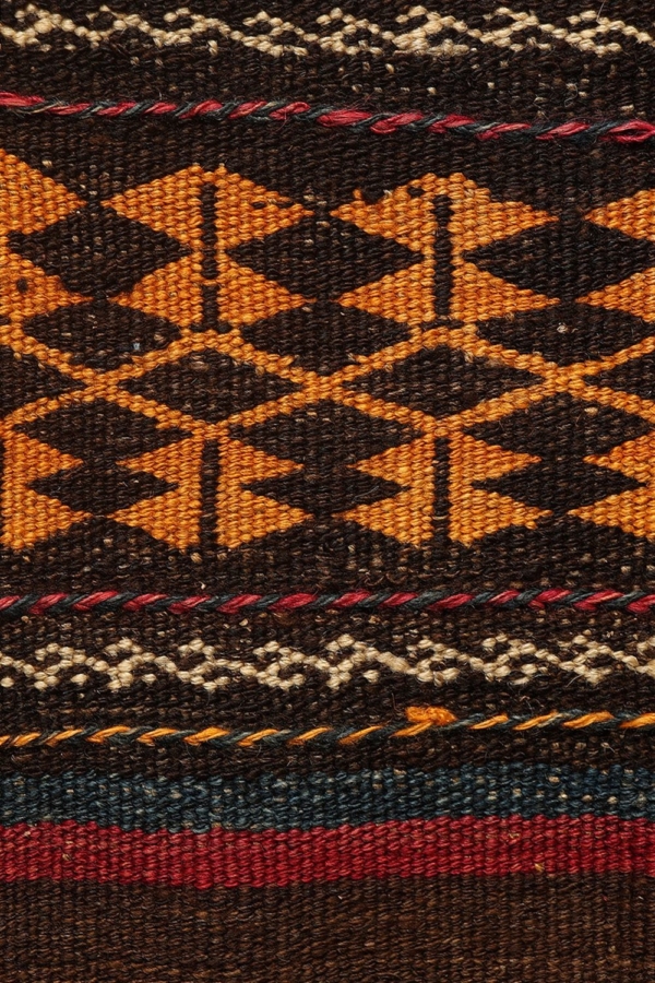 Semi-antique Baluch kilim from Afghanistan. 333x148 cms - Image 5