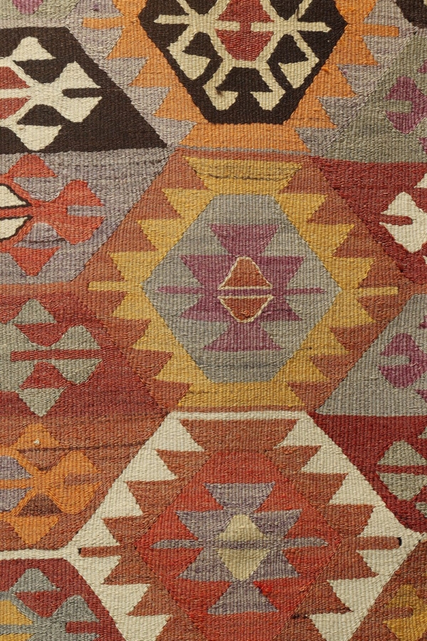 Semi-antique kilim from Tavas, Turkey. 290×172 cms - Image 6
