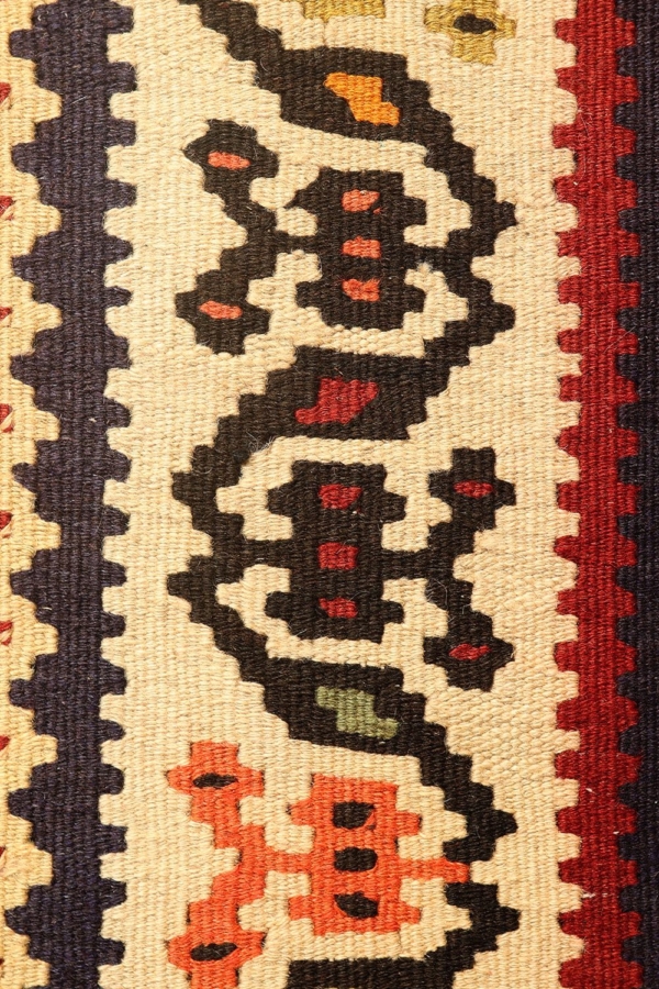 Kilim semi antiguo Shahsavan, Irán. 291×158 cms - Imagen 6