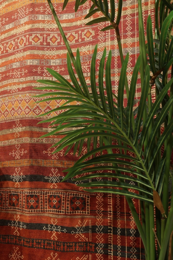 Kilim semi antiguo Baluch de Afganistán. 302x135 cms - Imagen 6