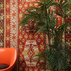 Semi-antique Esme kilim from Turkey. 317x160 cms