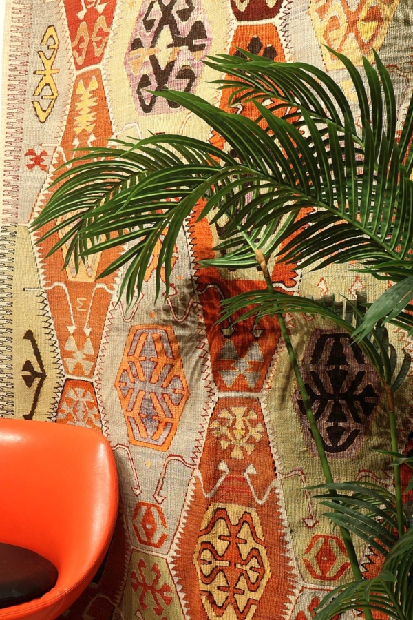 Semi-antique Barak kilim from Turkey. 283x155 cms - Image 7