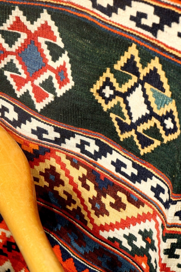 Semi-antique kilim Qashqai from Iran. 291×160 cms - Image 7