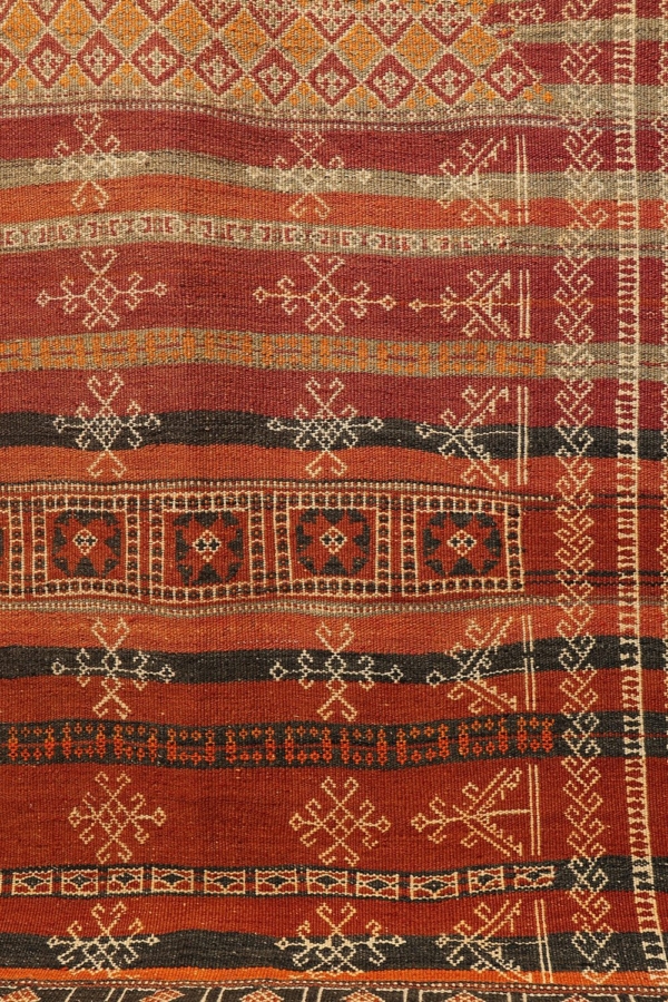 Kilim semi antiguo Baluch de Afganistán. 302x135 cms - Imagen 7