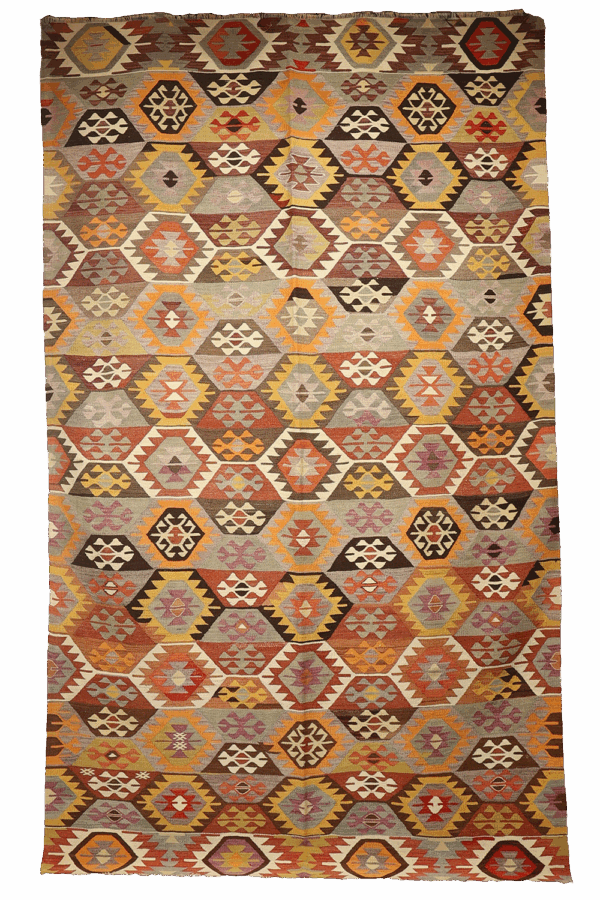 Semi-antique kilim from Tavas, Turkey. 290×172 cms - Image 8