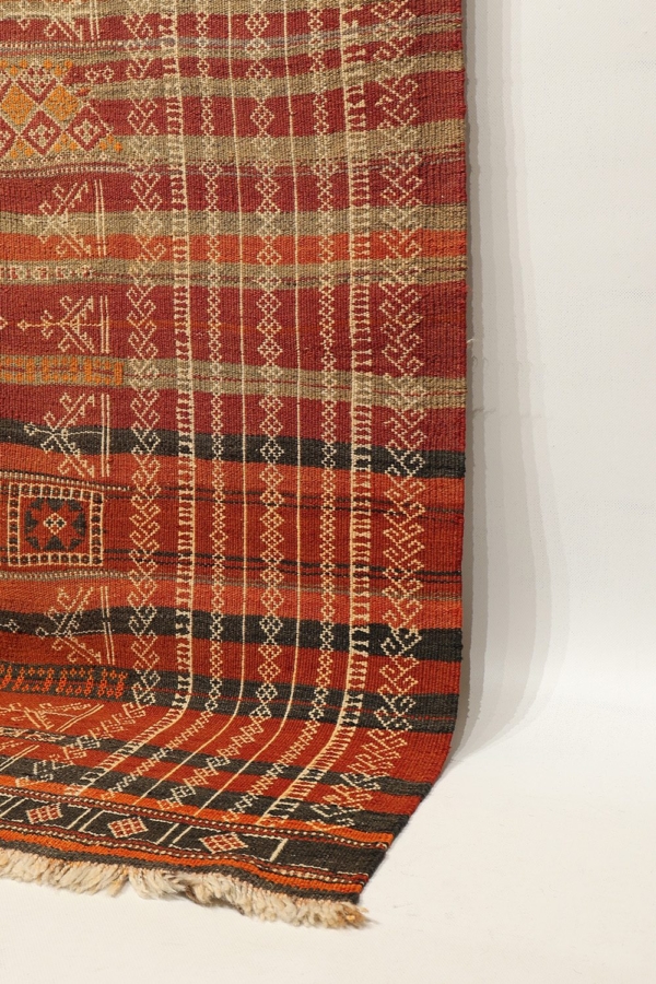Kilim semi antiguo Baluch de Afganistán. 302x135 cms - Imagen 10