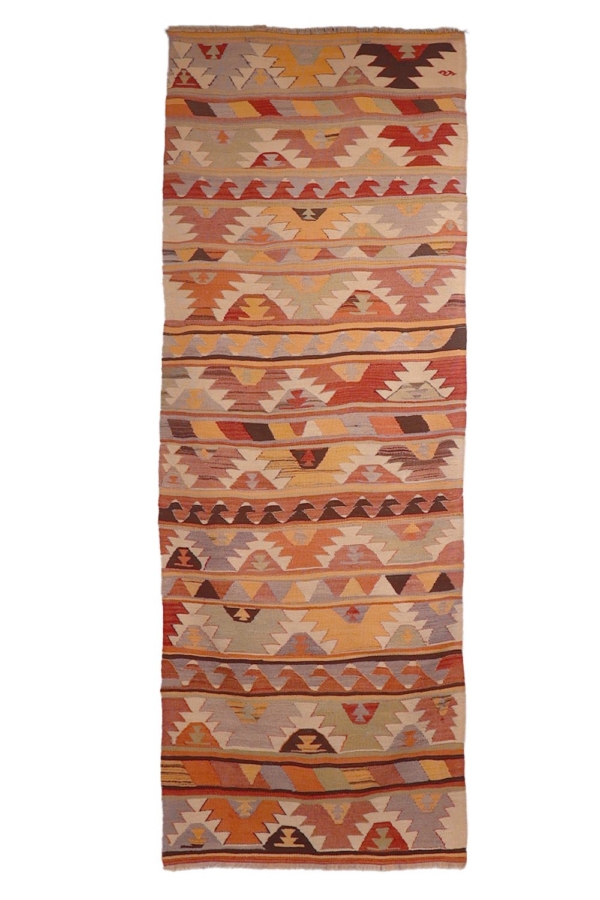 Kilim vintage de Afyon, Turquía. 265x92 cms - Imagen 13