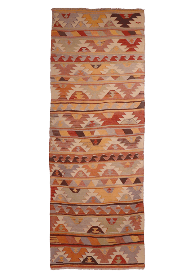 Kilim vintage de Afyon, Turquía. 265x92 cms - Imagen 8