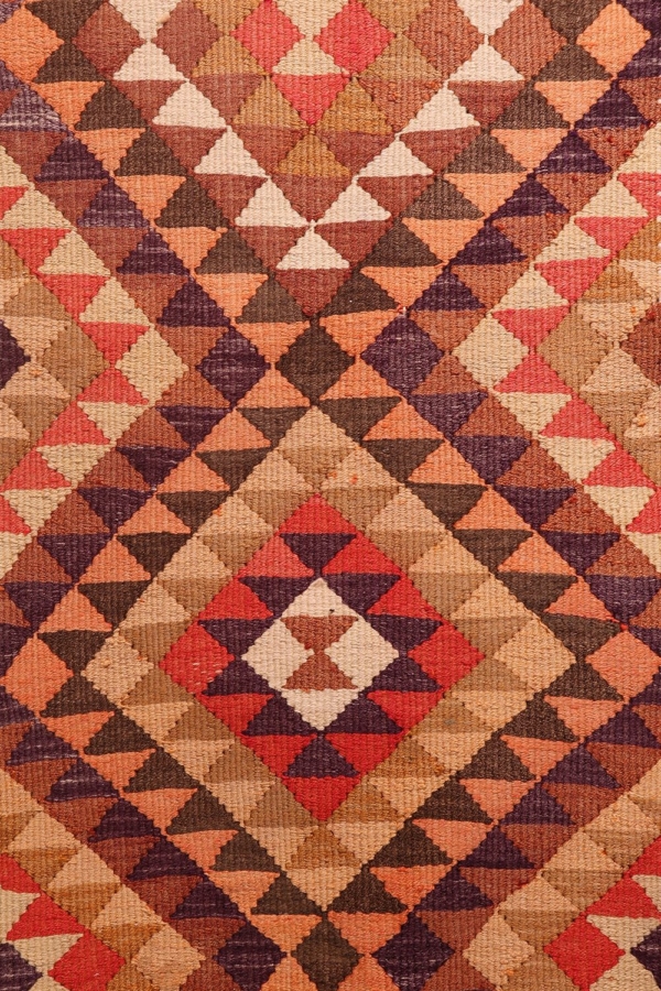 Kilim vintage Herki kurdo, Irak. 366x80 cms - Imagen 3
