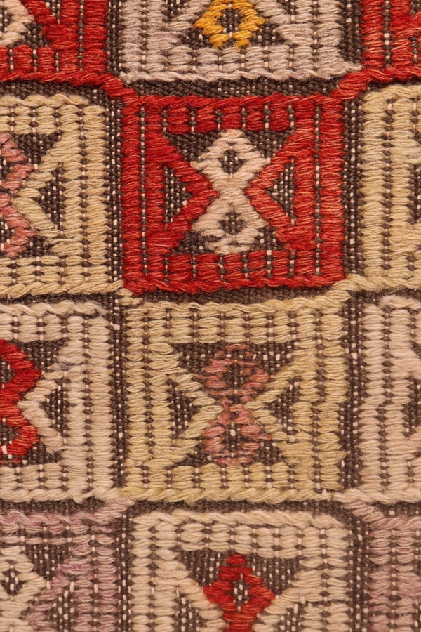 Kilim semi antiguo de Balikesir, Turquía. 241x77 cms - Imagen 4