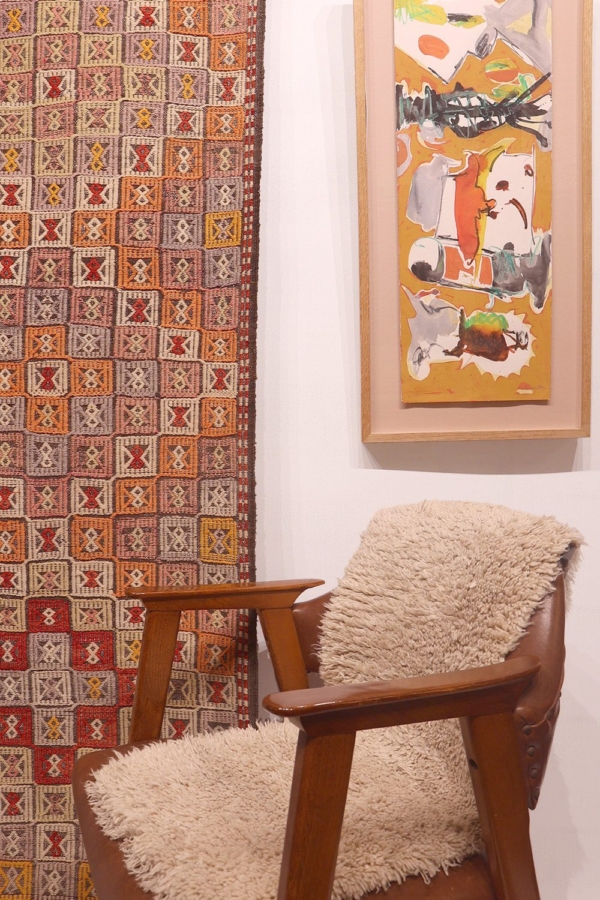 Kilim semi antiguo de Balikesir, Turquía. 241x77 cms - Imagen 6