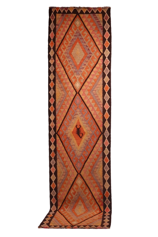 Kilim vintage Herkki, Irak. 344x87 cms - Imagen 2