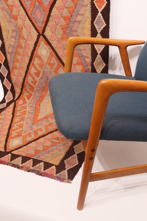 Kilim vintage Herkki, Irak. 344x87 cms - Imagen 6
