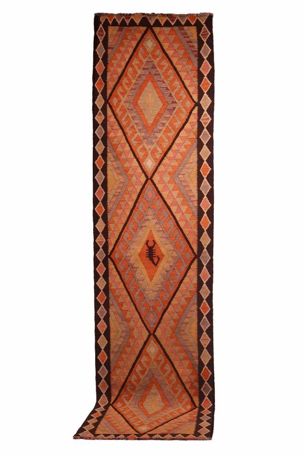 Kilim vintage Herkki, Irak. 344x87 cms - Imagen 7