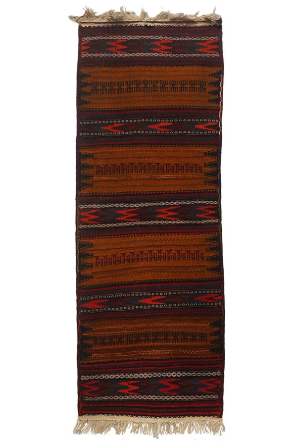 Semi-antique Baluch kilim from Afghanistan. 186x66 cms - Image 2
