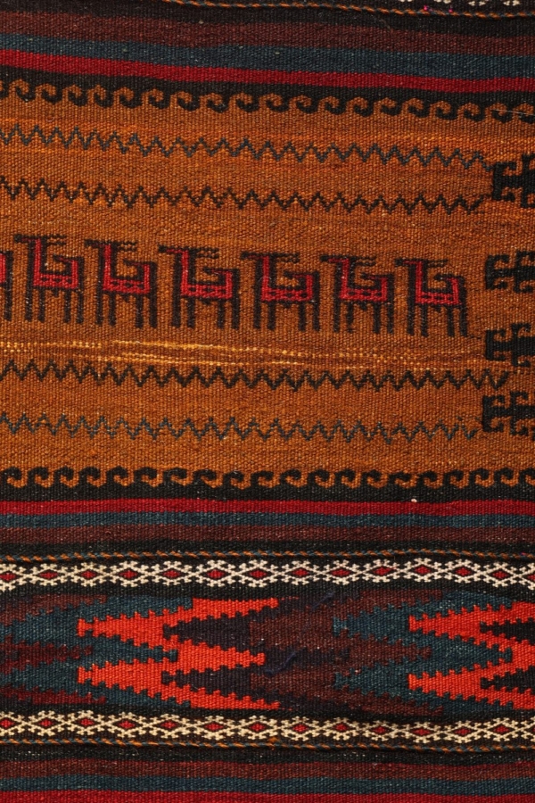 Semi-antique Baluch kilim from Afghanistan. 186x66 cms - Image 4