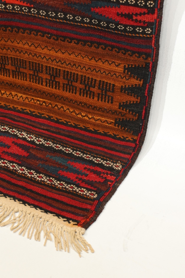 Semi-antique Baluch kilim from Afghanistan. 186x66 cms - Image 7