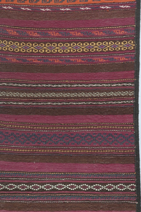 Semi-antique Baluch kilim from Afghanistan. 264x76 cms - Image 3