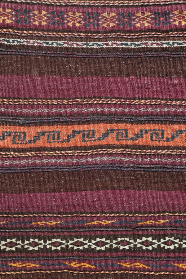 Semi-antique Baluch kilim from Afghanistan. 264x76 cms - Image 4