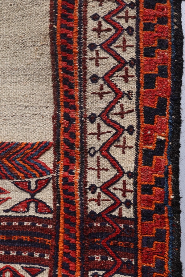 Kilim semi antiguo Bakhtiari, Irán. 237x93 cms - Imagen 4
