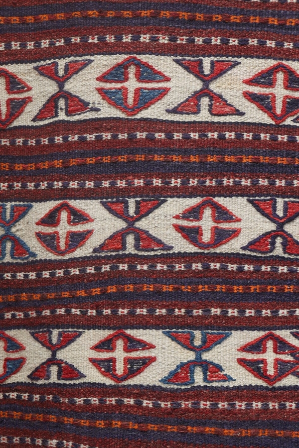 Kilim semi antiguo Bakhtiari, Irán. 237x93 cms - Imagen 6