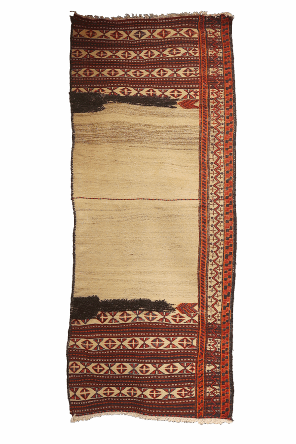 Kilim semi antiguo Bakhtiari, Irán. 237x93 cms - Imagen 8