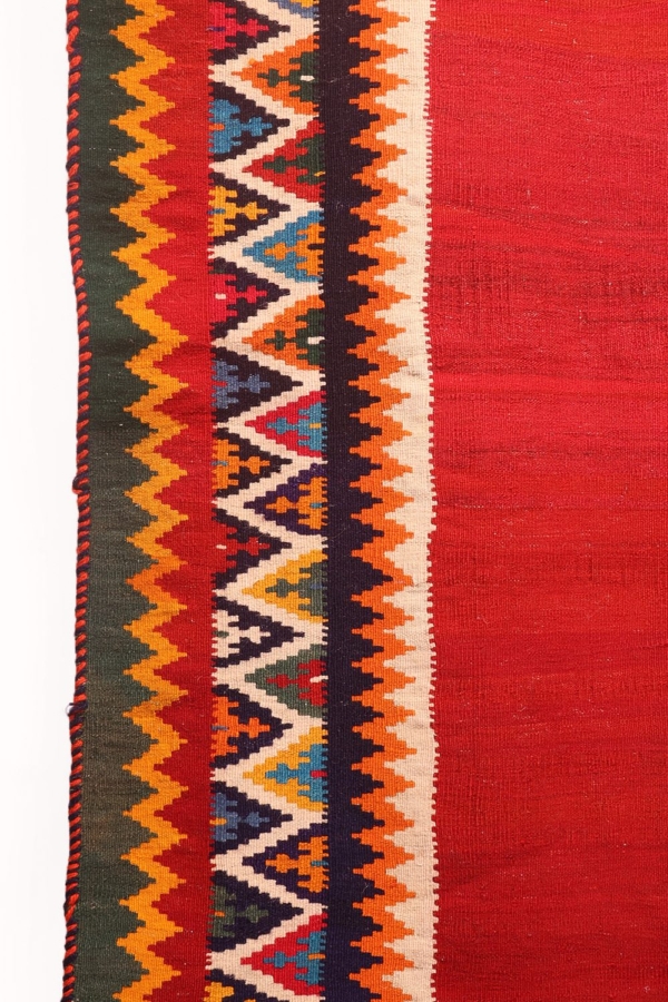 Vintage Qashqai kilim from Iran. 355x100 cms - Image 3