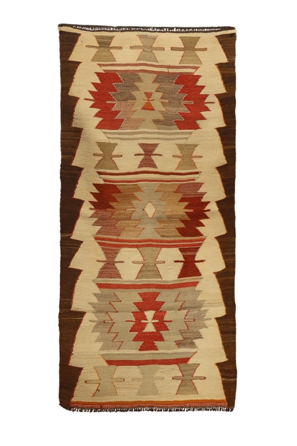 Kilim vintage de Mut, Turquía. 171x79 cms - Imagen 2